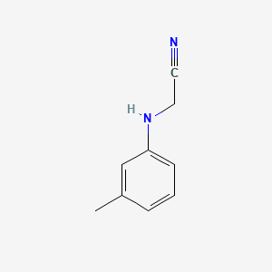 molecular formula C9H10N2 B13739433 2-(3-methylanilino)acetonitrile CAS No. 28354-22-5