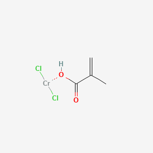 molecular formula C4H6Cl2CrO2 B13739477 Methacrylato chromic chloride 
