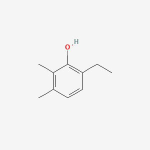 molecular formula C10H14O B13739485 2,3-Xylenol, 6-ethyl- CAS No. 18441-55-9