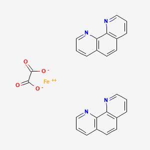 molecular formula C26H16FeN4O4 B13739590 Bis(1,10-phenanthroline)oxalatoiron CAS No. 14783-55-2
