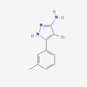 4-Bromo-5-m-tolyl-1H-pyrazol-3-amine