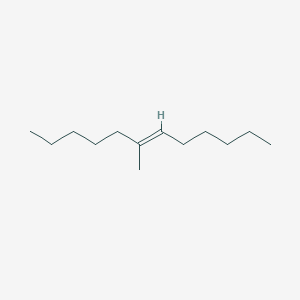 molecular formula C13H26 B13739702 6-Methyl-6-dodecene 