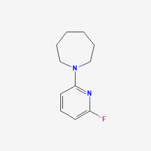 molecular formula C11H15FN2 B1373971 1-(6-Fluoropyridin-2-yl)azepane CAS No. 1249555-68-7