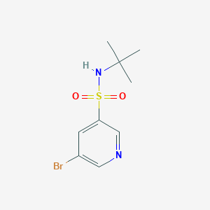 molecular formula C9H13BrN2O2S B1373973 5-Bromo-N-tert-butylpyridine-3-sulfonamide CAS No. 911111-80-3