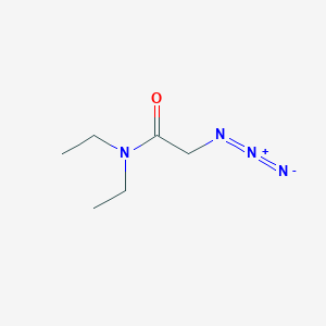 molecular formula C6H12N4O B1373975 2-azido-N,N-diethylacetamide CAS No. 1228506-66-8