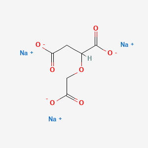 molecular formula C6H5Na3O7 B13739787 Trisodium (carboxylatomethoxy)succinate CAS No. 34128-01-3