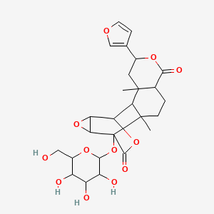 molecular formula C26H32O12 B13739812 Palmatoside A CAS No. 105661-49-2