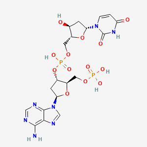 molecular formula C19H25N7O13P2 B13739857 P-dAdo-P-dUrd CAS No. 34607-75-5