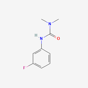 molecular formula C9H11FN2O B13739865 Urea, 3-(m-fluorophenyl)-1,1-dimethyl- CAS No. 330-39-2