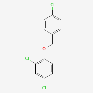 molecular formula C13H9Cl3O B13739905 P-Chlorobenzyl 2,4-dichlorophenyl ether CAS No. 21571-58-4