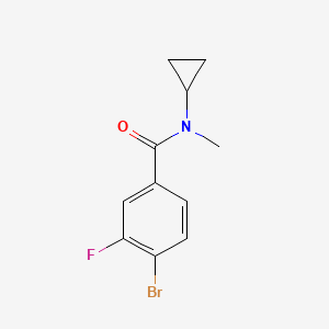 4-bromo-N-cyclopropyl-3-fluoro-N-methylbenzamide