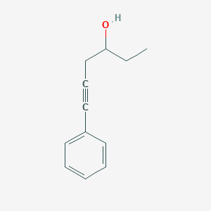 molecular formula C12H14O B13739982 6-Phenyl-5-hexyn-3-ol CAS No. 172981-27-0