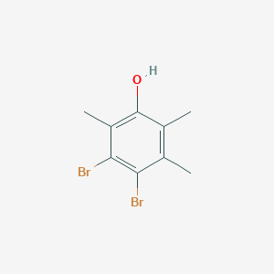 molecular formula C9H10Br2O B13739986 3,4-Dibromo-2,5,6-trimethylphenol CAS No. 96089-14-4