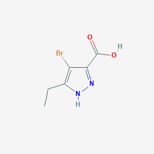 4-bromo-3-ethyl-1H-pyrazole-5-carboxylic acid