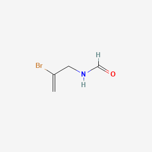 molecular formula C4H6BrNO B13739994 Formamide, N-(2-bromoallyl)- CAS No. 101398-39-4