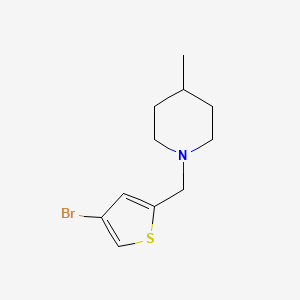 1-[(4-Bromothiophen-2-yl)methyl]-4-methylpiperidine