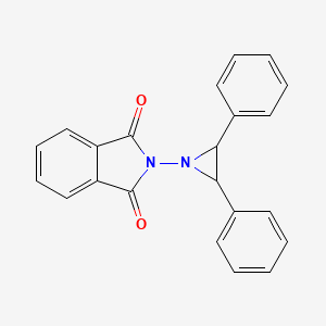 molecular formula C22H16N2O2 B13740018 trans-N-(2,3-Diphenylaziridin-1-yl)phthalimide CAS No. 33474-61-2