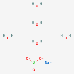 molecular formula BH10NaO8-2 B13740032 Sodium;borate;pentahydrate 