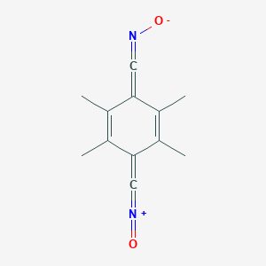 molecular formula C12H12N2O2 B13740069 1,4-Benzenedicarbonitrile, 2,3,5,6-tetramethyl-, N,N'-dioxide CAS No. 2904-60-1