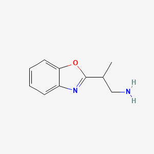 2-(1,3-Benzoxazol-2-yl)propan-1-amine