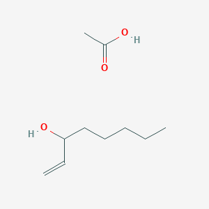 molecular formula C10H20O3 B13740098 Octen-3-ol, acetate CAS No. 30773-57-0
