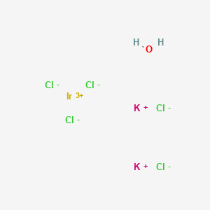 molecular formula Cl5H2IrK2O B13740110 Dipotassium aquapentachloroiridate(2-) CAS No. 28235-15-6