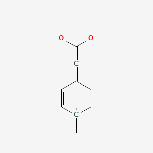 molecular formula C10H10O2 B13740123 Ethylidene, 2-methoxy-1-(4-methylphenyl)-2-oxo- 