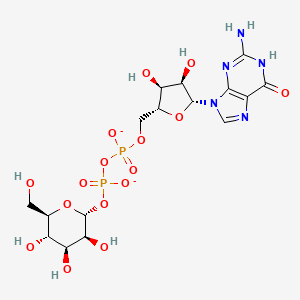 molecular formula C16H23N5O16P2-2 B13740126 GDP-alpha-D-mannose(2-) 