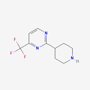 2-(Piperidin-4-yl)-4-(trifluoromethyl)pyrimidine