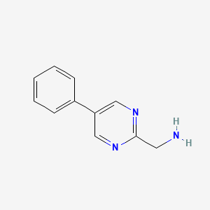 (5-Phenylpyrimidin-2-yl)methanamine