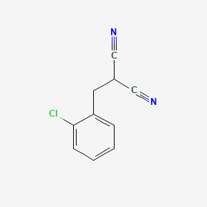 molecular formula C10H7ClN2 B13740202 o-Chlorobenzylmalononitrile CAS No. 40915-55-7