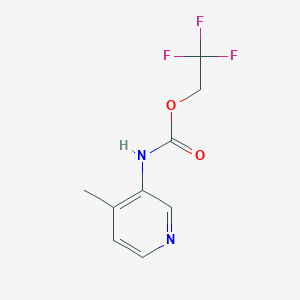 2,2,2-trifluoroethyl N-(4-methylpyridin-3-yl)carbamate
