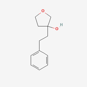 3-(2-Phenylethyl)oxolan-3-ol