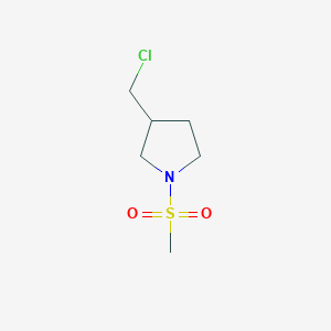 3-(Chloromethyl)-1-methanesulfonylpyrrolidine