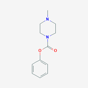 molecular formula C12H16N2O2 B137404 4-Methyl-piperazine-1-carboxylic acid phenyl ester CAS No. 132906-06-0