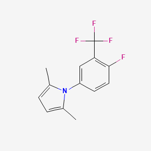 1-(4-fluoro-3-(trifluoromethyl)phenyl)-2,5-dimethyl-1H-pyrrole