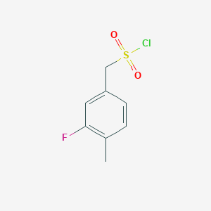 (3-Fluoro-4-methylphenyl)methanesulfonyl chloride
