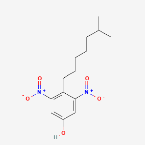 molecular formula C14H20N2O5 B13740496 Isooctyldinitrophenol CAS No. 37224-61-6