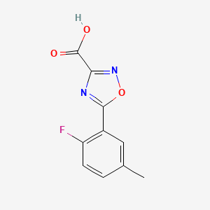 5-(2-Fluoro-5-methylphenyl)-1,2,4-oxadiazole-3-carboxylic acid