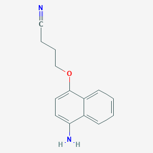 4-[(4-Aminonaphthalen-1-yl)oxy]butanenitrile