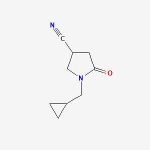 1-(Cyclopropylmethyl)-5-oxopyrrolidine-3-carbonitrile