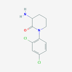 3-Amino-1-(2,4-dichlorophenyl)piperidin-2-one