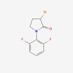 3-Bromo-1-(2,6-difluorophenyl)pyrrolidin-2-one