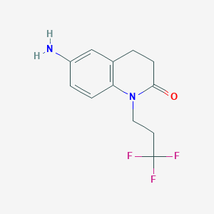 6-Amino-1-(3,3,3-trifluoropropyl)-1,2,3,4-tetrahydroquinolin-2-one