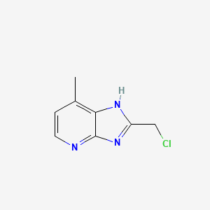 2-(chloromethyl)-7-methyl-3H-imidazo[4,5-b]pyridine