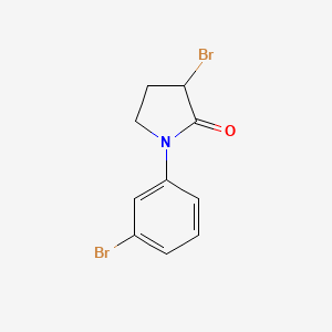 3-Bromo-1-(3-bromophenyl)pyrrolidin-2-one