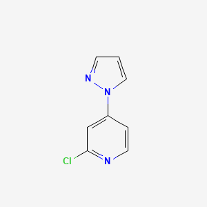 2-chloro-4-(1H-pyrazol-1-yl)pyridine