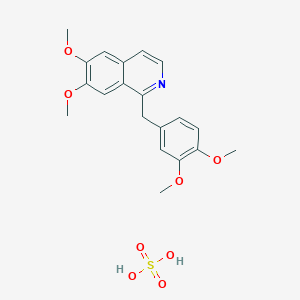molecular formula C20H23NO8S B13740965 Papaverine sulfate CAS No. 2053-26-1