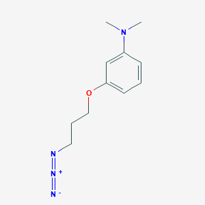 molecular formula C11H16N4O B1374099 3-(3-azidopropoxy)-N,N-dimethylaniline CAS No. 1250143-79-3