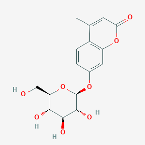 molecular formula C16H18O8 B013741 4-Methylumbelliferyl glucoside CAS No. 18997-57-4